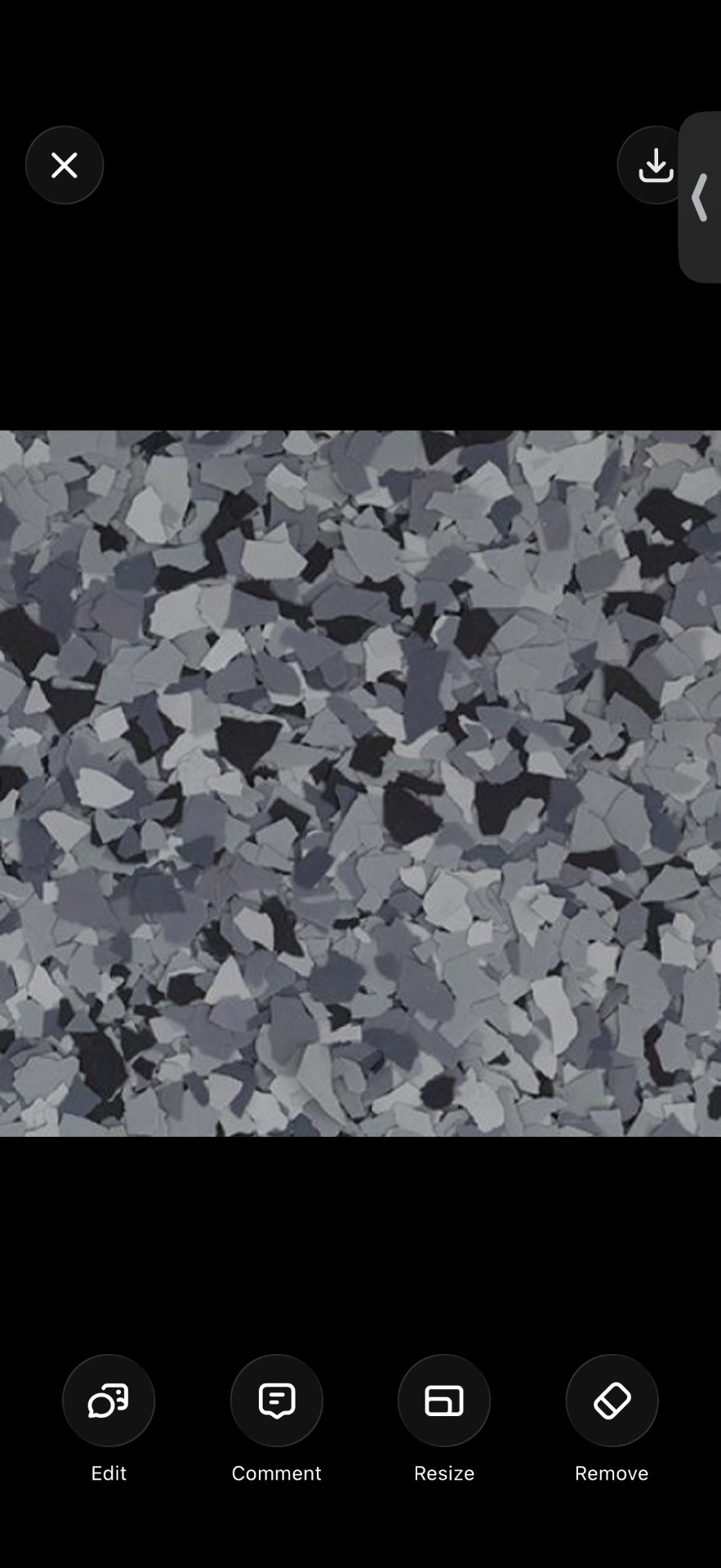 Nightfall epoxy flake blend