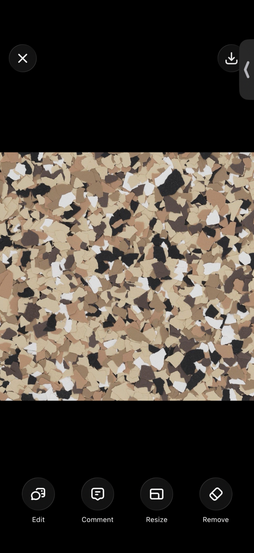 Outback epoxy flake blend