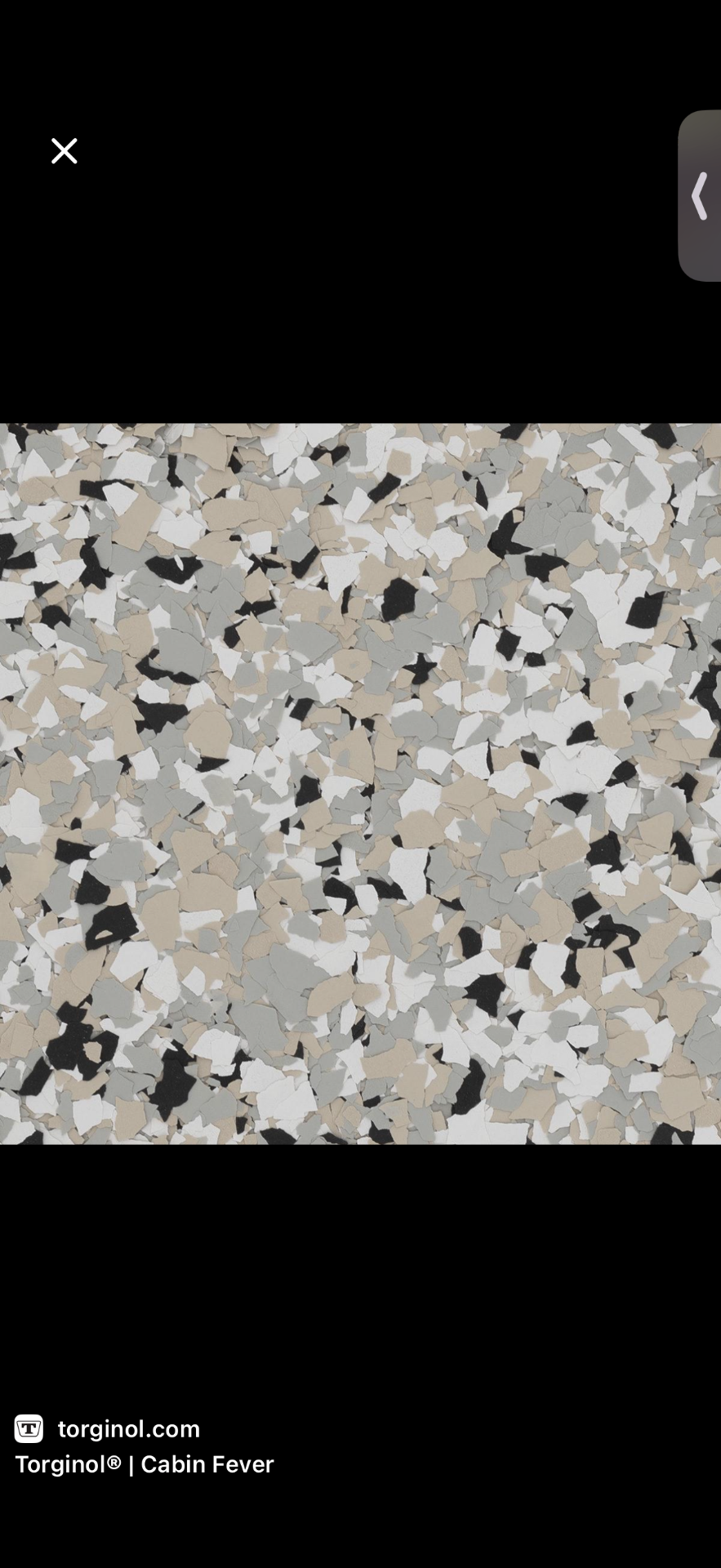 Cabin Fever epoxy flake blend