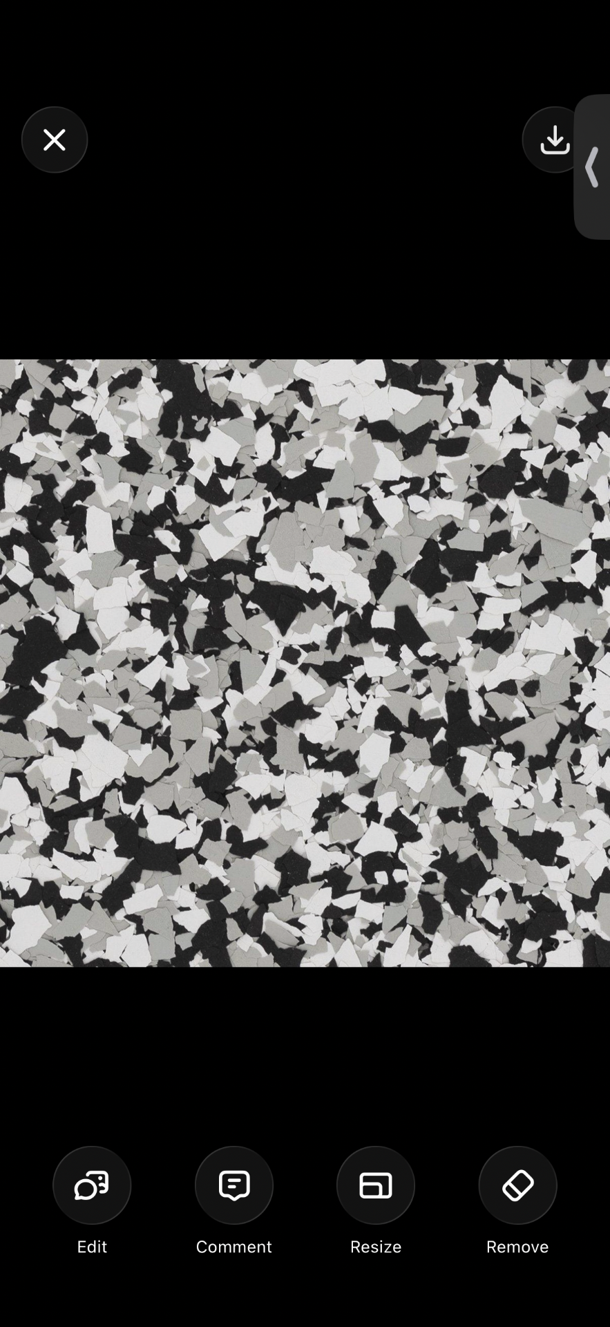 Domino epoxy flake blend